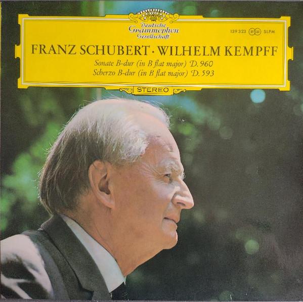 LP Record FRANZ SCHUBERT WILHELM KEMPFF Sonate Bdur D.960 Scherzo Bdur 139323 Deutsche Grammo Germany Classical Used
LP Record FRANZ SCHUBERT WILHELM KEMPFF Sonate Bdur D.960 Scherzo Bdur 139323 Deutsche Grammo Germany Classical Used