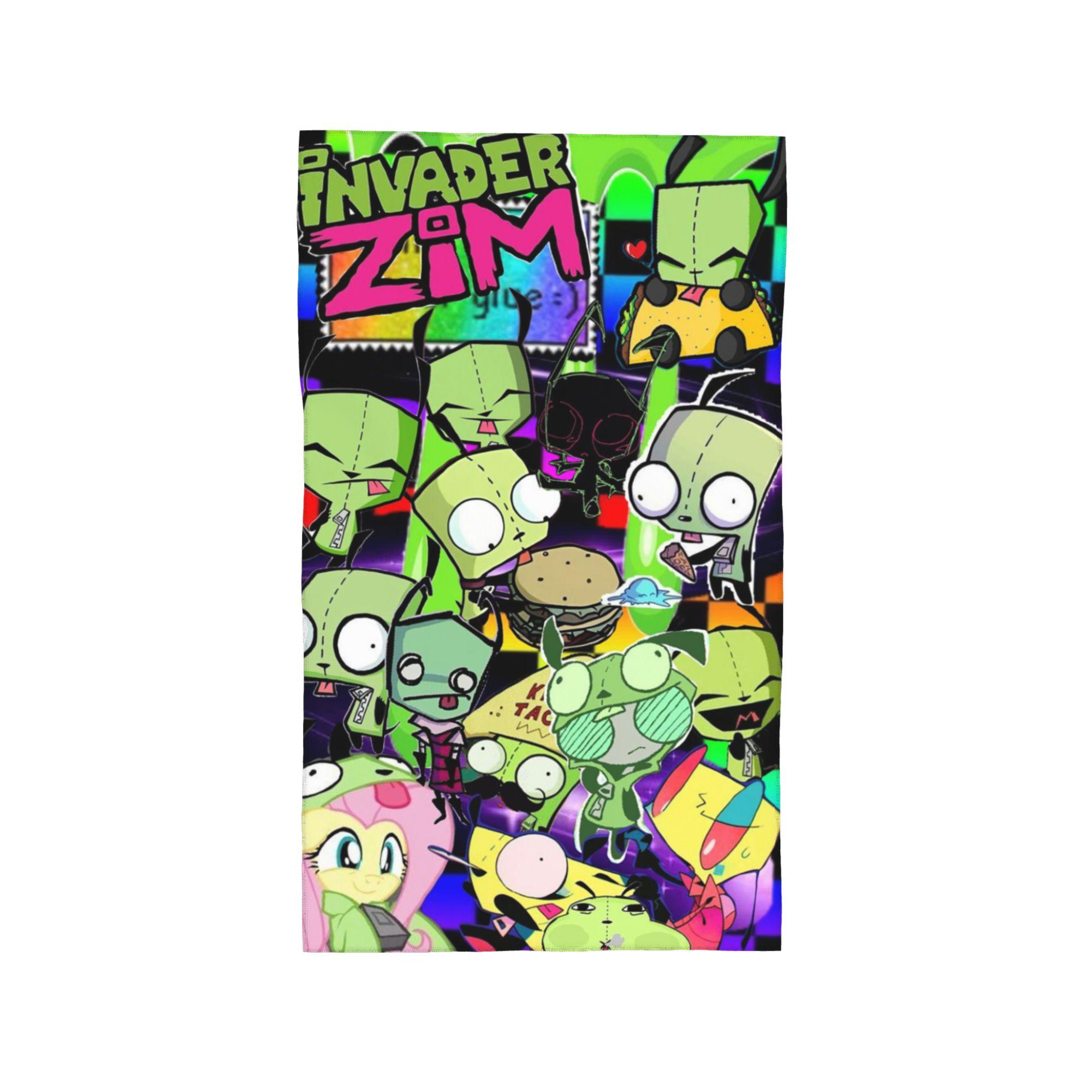 Invaders Zims Anime Cartoon Alien Soft Face Towel Quick Dry Pool Bath Cotton Towels Absorbent W30*H60(CM)
Invaders Zims Anime Cartoon Alien Soft Face Towel Quick Dry Pool Bath Cotton Towels Absorbent W30*H60(CM)