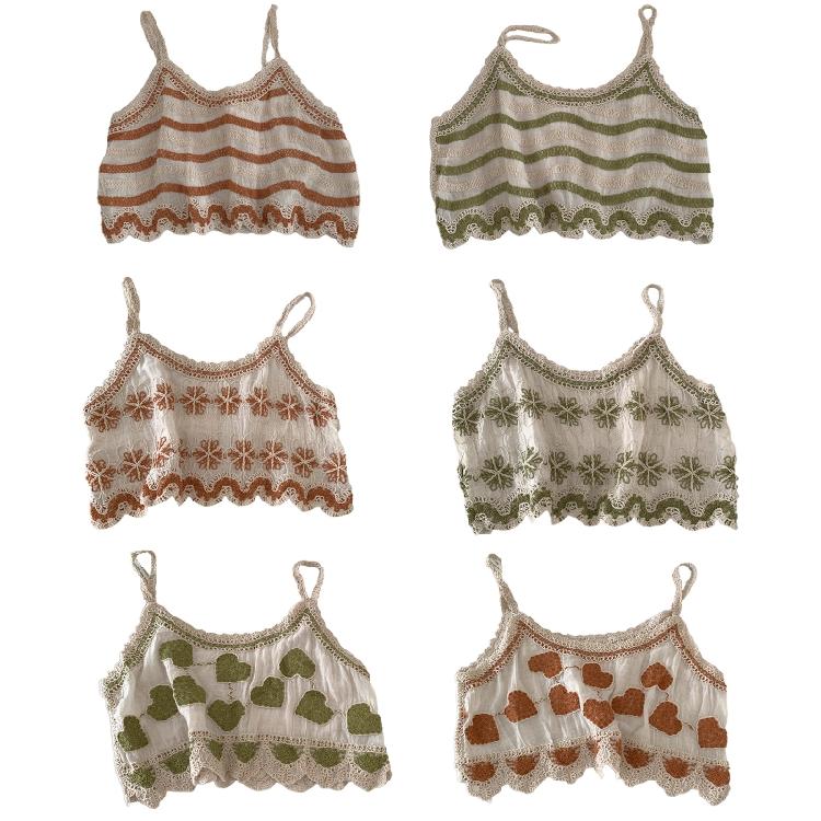 Женщины Винтаж Хлопок Лен Camisole Вышивка Сердце Полосатые Спагетти Ремешок Кроп Топ Вязание Крючком Вязание Пляжный Слинг Жилет
Женщины Винтаж Хлопок Лен Camisole Вышивка Сердце Полосатые Спагетти Ремешок Кроп Топ Вязание Крючком Вязание Пляжный Слинг Жилет