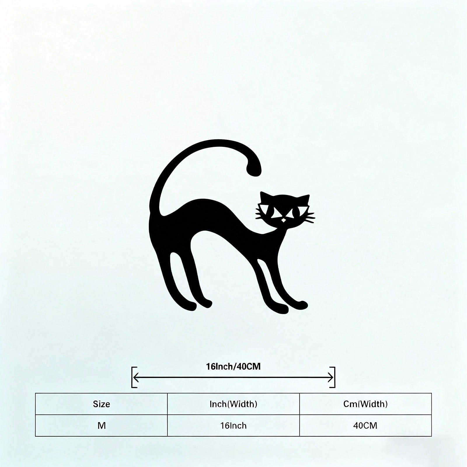 Metal Wall Art Black Cat Sculpture Outdoor Decor Iron Animal Statue Gift for Garden різнокольоровий
Metal Wall Art Black Cat Sculpture Outdoor Decor Iron Animal Statue Gift for Garden різнокольоровий
