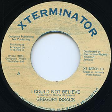 7inch Record GREGORY ISAACS I Could Not Believe XTBATCH10 Xterminator 1993 UK Reggae Ska Dub Used
7inch Record GREGORY ISAACS I Could Not Believe XTBATCH10 Xterminator 1993 UK Reggae Ska Dub Used