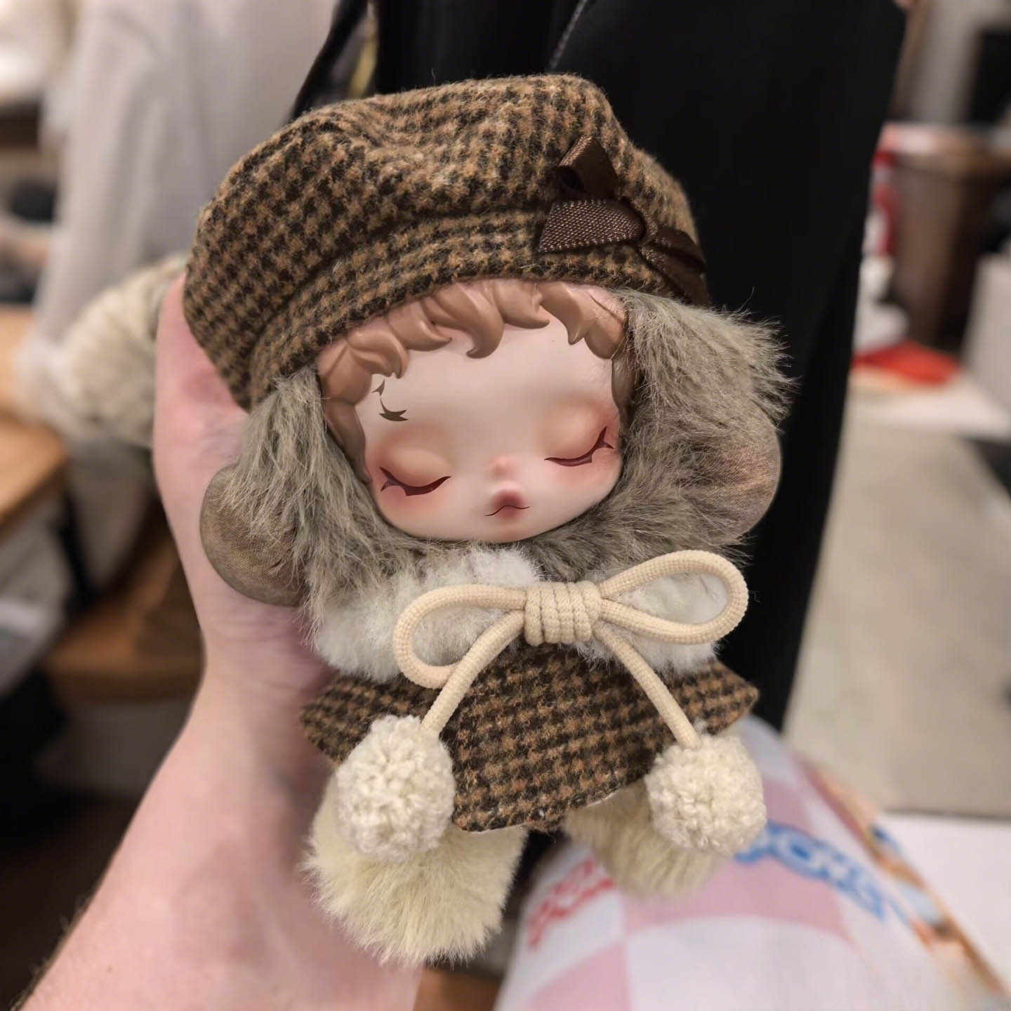 For Skullpanda For Labubu Classic Grid Style Dress Cloak Set Beret Clothing Gift No Doll
For Skullpanda For Labubu Classic Grid Style Dress Cloak Set Beret Clothing Gift No Doll