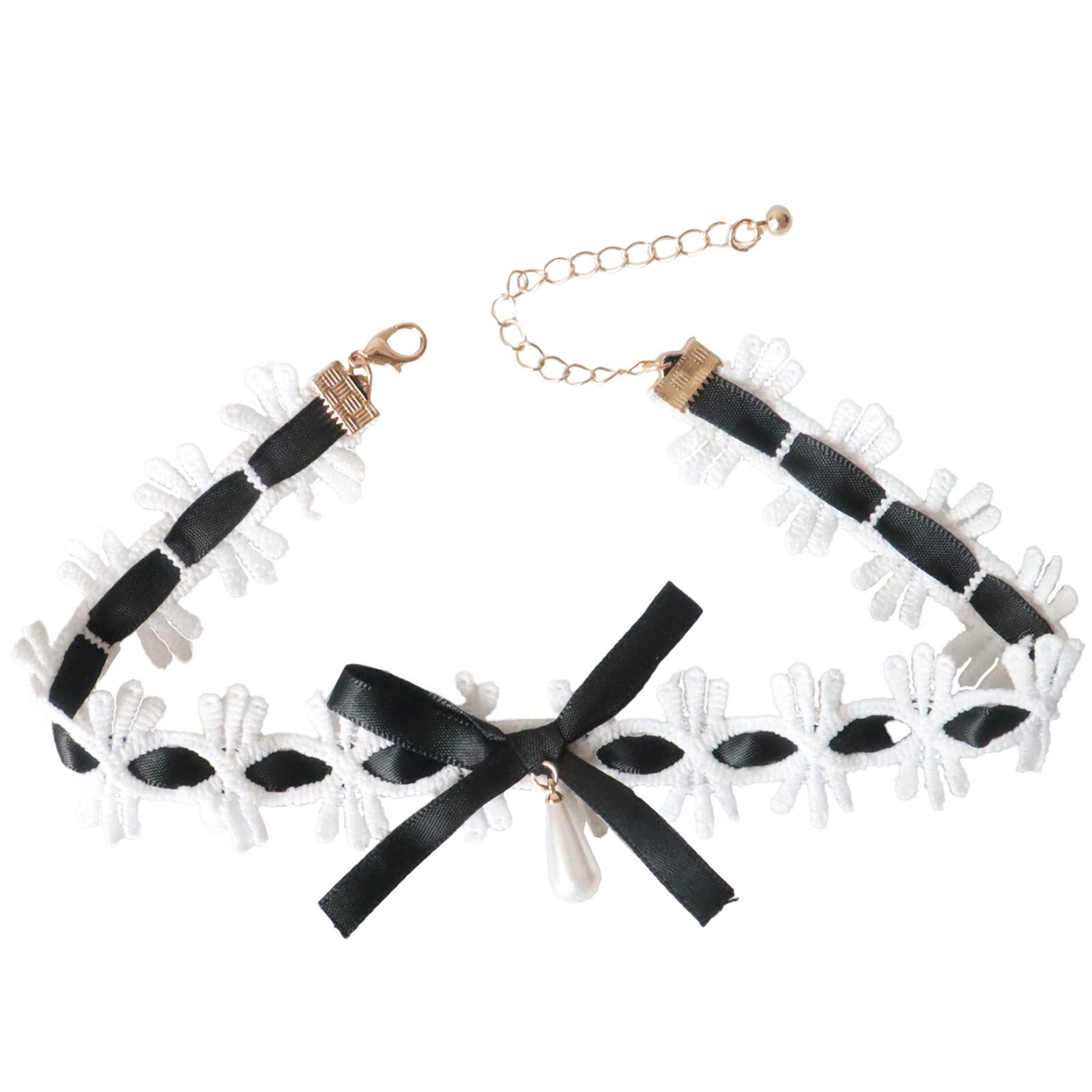 Stylish Choker Necklace Adjustable Length Necklace Maid Cosplay Choker Bowknot Ribbon Choker Perfect Gift for Cosplayer 1
Stylish Choker Necklace Adjustable Length Necklace Maid Cosplay Choker Bowknot Ribbon Choker Perfect Gift for Cosplayer 1