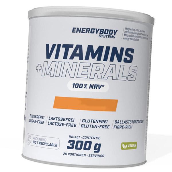 Вітамінно-мінеральний комплекс, Vitamins plus Minerals Powder, Energy Body 300г Лимон (36149002) 300g Tropical
Вітамінно-мінеральний комплекс, Vitamins plus Minerals Powder, Energy Body 300г Лимон (36149002) 300g Tropical