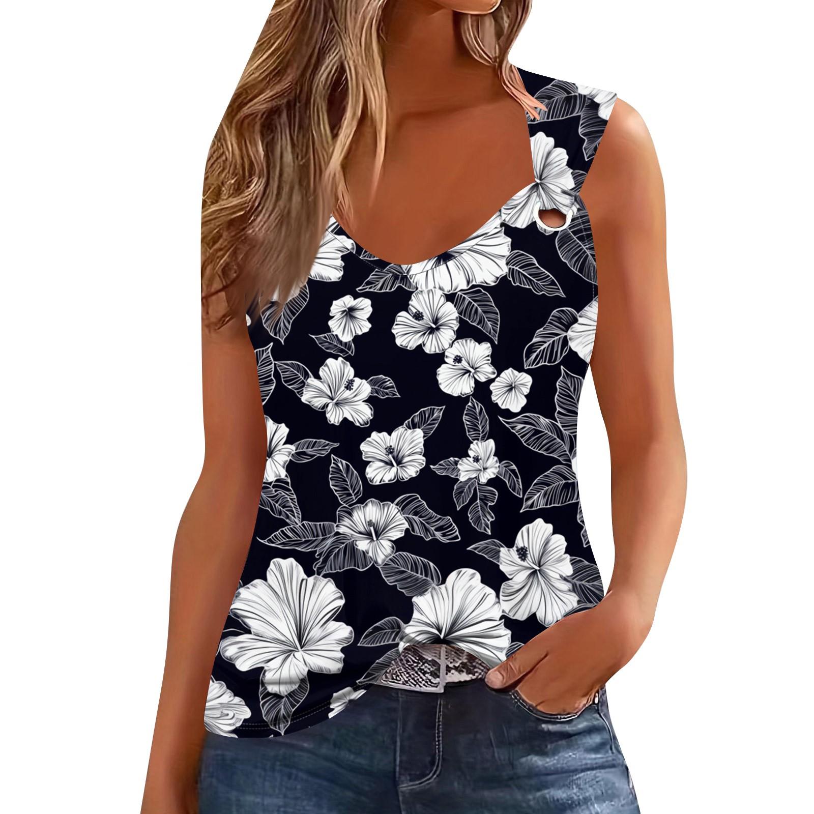 Женская майка с V-образным вырезом, базовая, с принтом, повседневная, струящаяся, без рукавов, с глубокими боковыми вырезами для женщин M чёрный
Женская майка с V-образным вырезом, базовая, с принтом, повседневная, струящаяся, без рукавов, с глубокими боковыми вырезами для женщин M чёрный