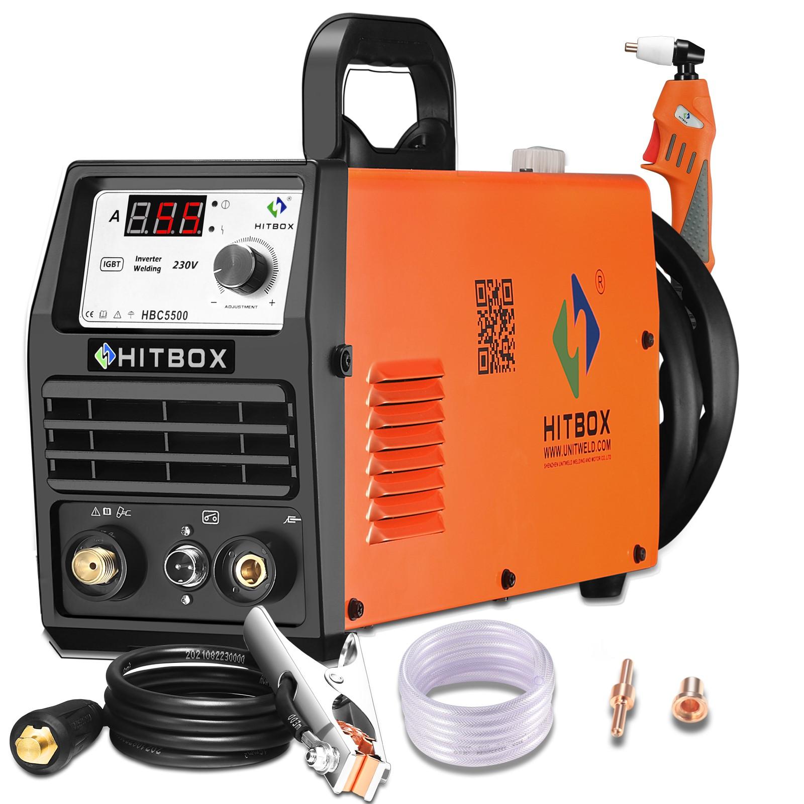 HITBOX Плазменный резак HBC5500 DC Air Clean Толщина резки 12 мм Технология IGBT 40A 220 В Инструменты Домашнее заводское использование
HITBOX Плазменный резак HBC5500 DC Air Clean Толщина резки 12 мм Технология IGBT 40A 220 В Инструменты Домашнее заводское использование