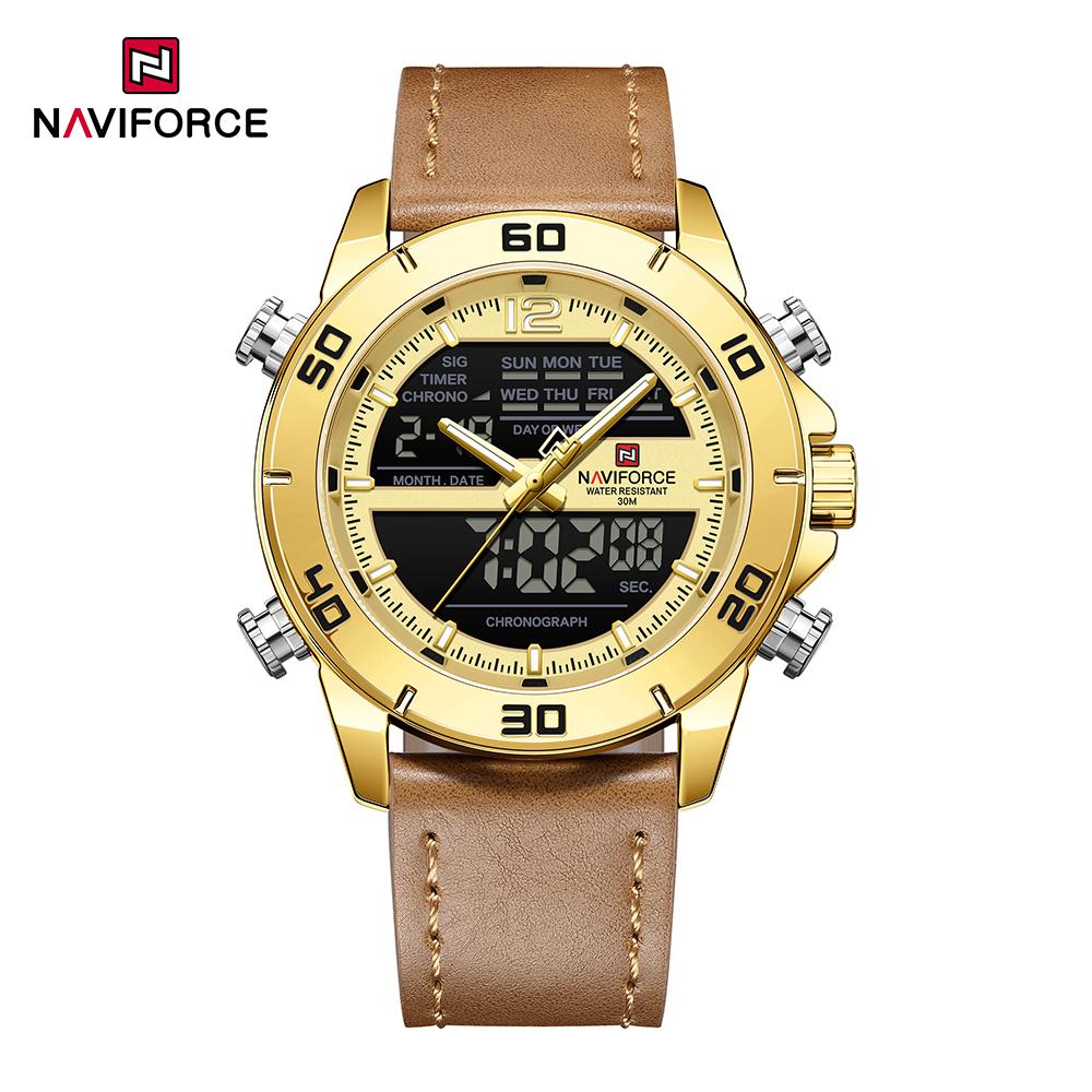 NAVIFORCE Men s Leather Chronograph Quartz Watch Calendar Date 3ATM Waterproof Night Pattern Luminous Pointer Multifunctional Men s Watch NF9253L срібний/чорний
NAVIFORCE Men s Leather Chronograph Quartz Watch Calendar Date 3ATM Waterproof Night Pattern Luminous Pointer Multifunctional Men s Watch NF9253L срібний/чорний