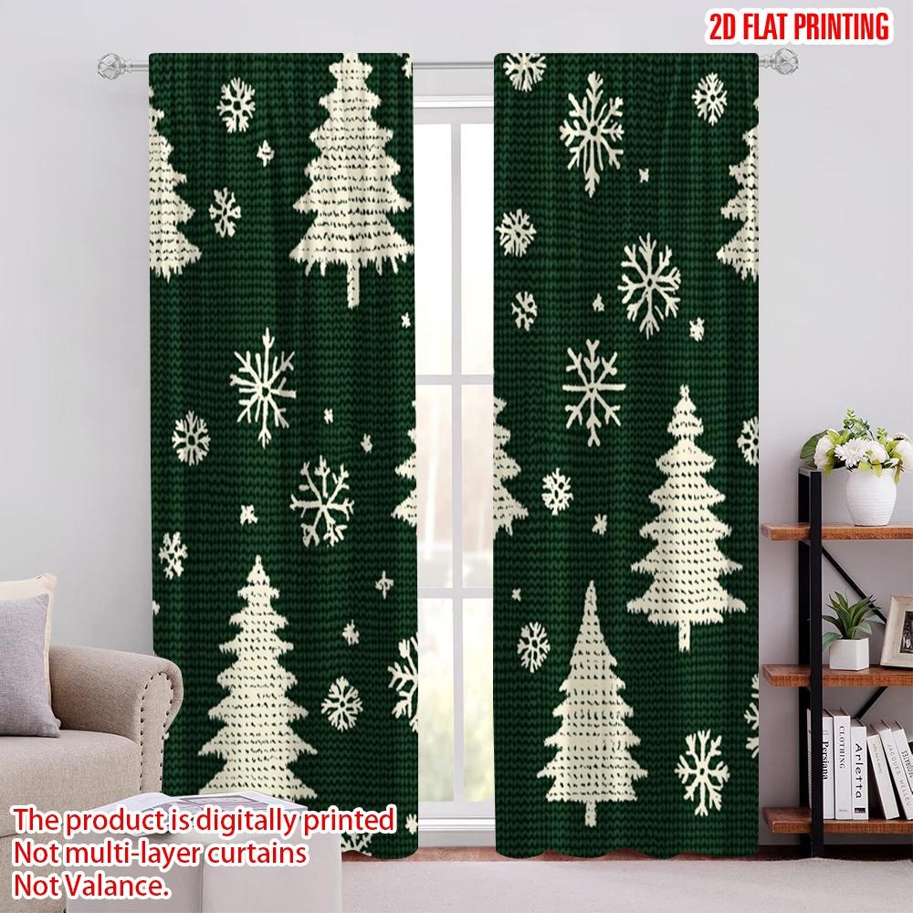 2pcs,2D plane printing Minimalist Curtains Christmas Trees Snowflakes_b Polyester Easy Install (without rod) Festive Use for 52.50 × 116.00 cm 2 pcs
2pcs,2D plane printing Minimalist Curtains Christmas Trees Snowflakes_b Polyester Easy Install (without rod) Festive Use for 52.50 × 116.00 cm 2 pcs