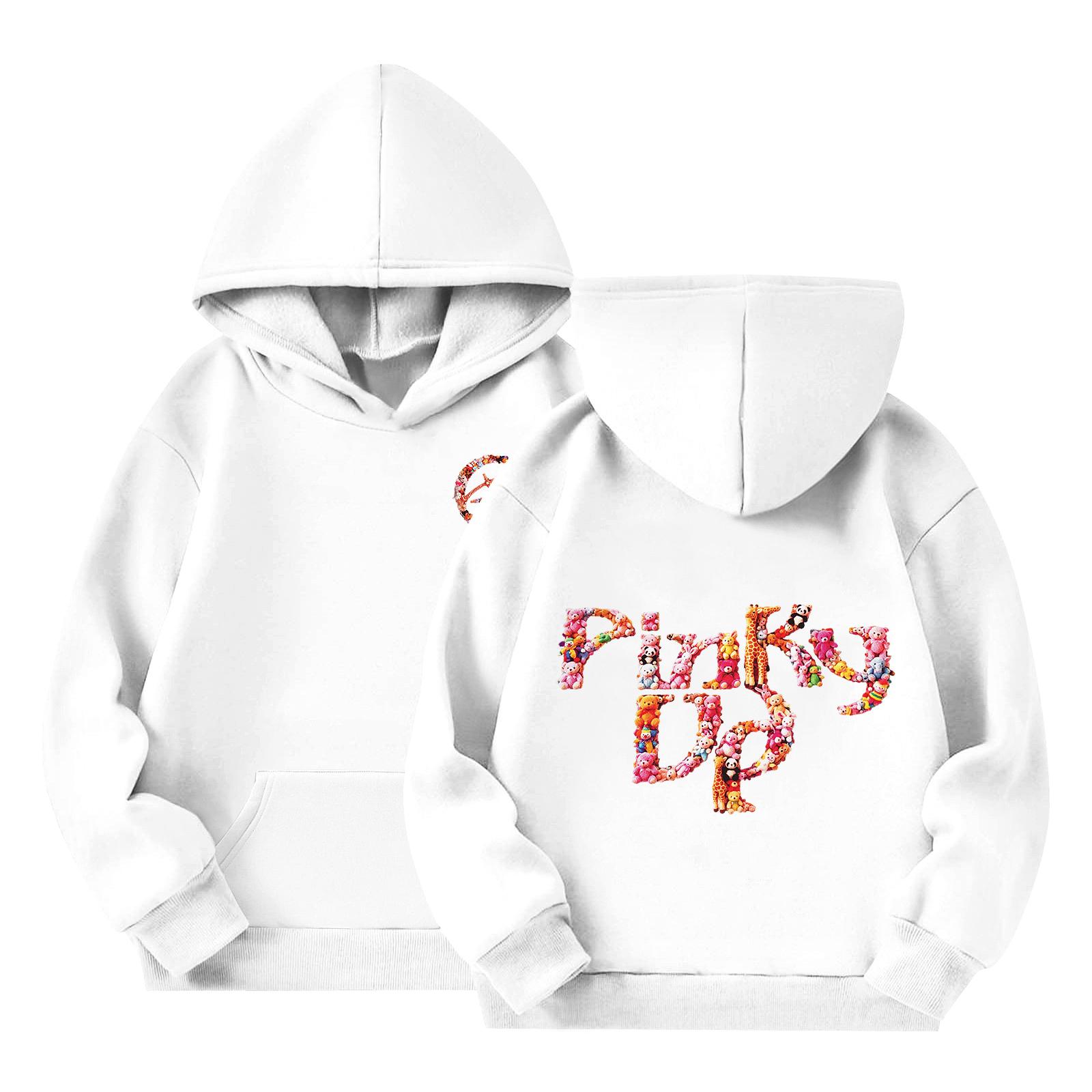 Kids Long Sleeve Pullover Hoodie Loose Fit Alphabet Print Sweatshirt Soft Comfortable Casual Top for Boys and Girls 160 білий
Kids Long Sleeve Pullover Hoodie Loose Fit Alphabet Print Sweatshirt Soft Comfortable Casual Top for Boys and Girls 160 білий