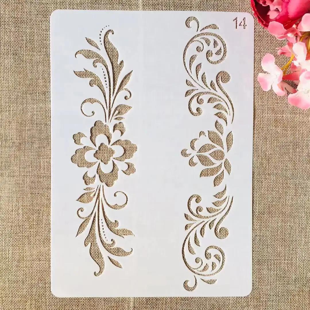 1Pcs A4 29cm Flower Leaves Edge DIY Layering Stencils Painting Scrapbook Coloring Embossing Album Decorative Template
1Pcs A4 29cm Flower Leaves Edge DIY Layering Stencils Painting Scrapbook Coloring Embossing Album Decorative Template