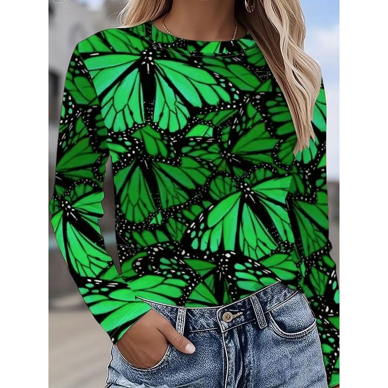 Women s T Shirt Print Graphic Butterfly Vintage Fashion Long Sleeve Crew Neck Round Neck Regular Tops 5XL
Women s T Shirt Print Graphic Butterfly Vintage Fashion Long Sleeve Crew Neck Round Neck Regular Tops 5XL