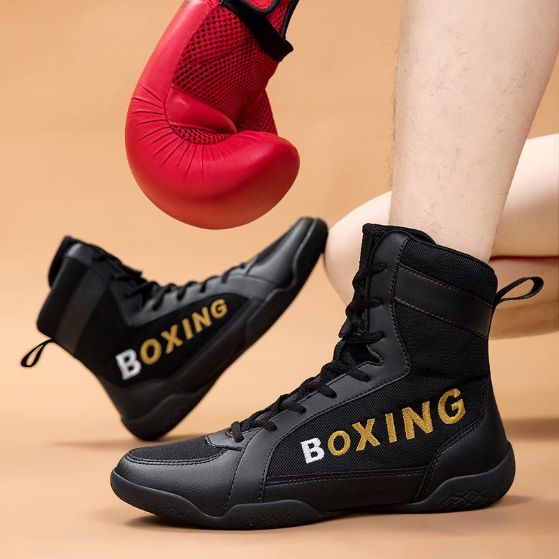 Manufacturer Direct Sales Men s Plus Size Professional Combat Training Wrestling Shoes Lightweight Wear-resistant Anti Slip Boxing 46
Manufacturer Direct Sales Men s Plus Size Professional Combat Training Wrestling Shoes Lightweight Wear-resistant Anti Slip Boxing 46