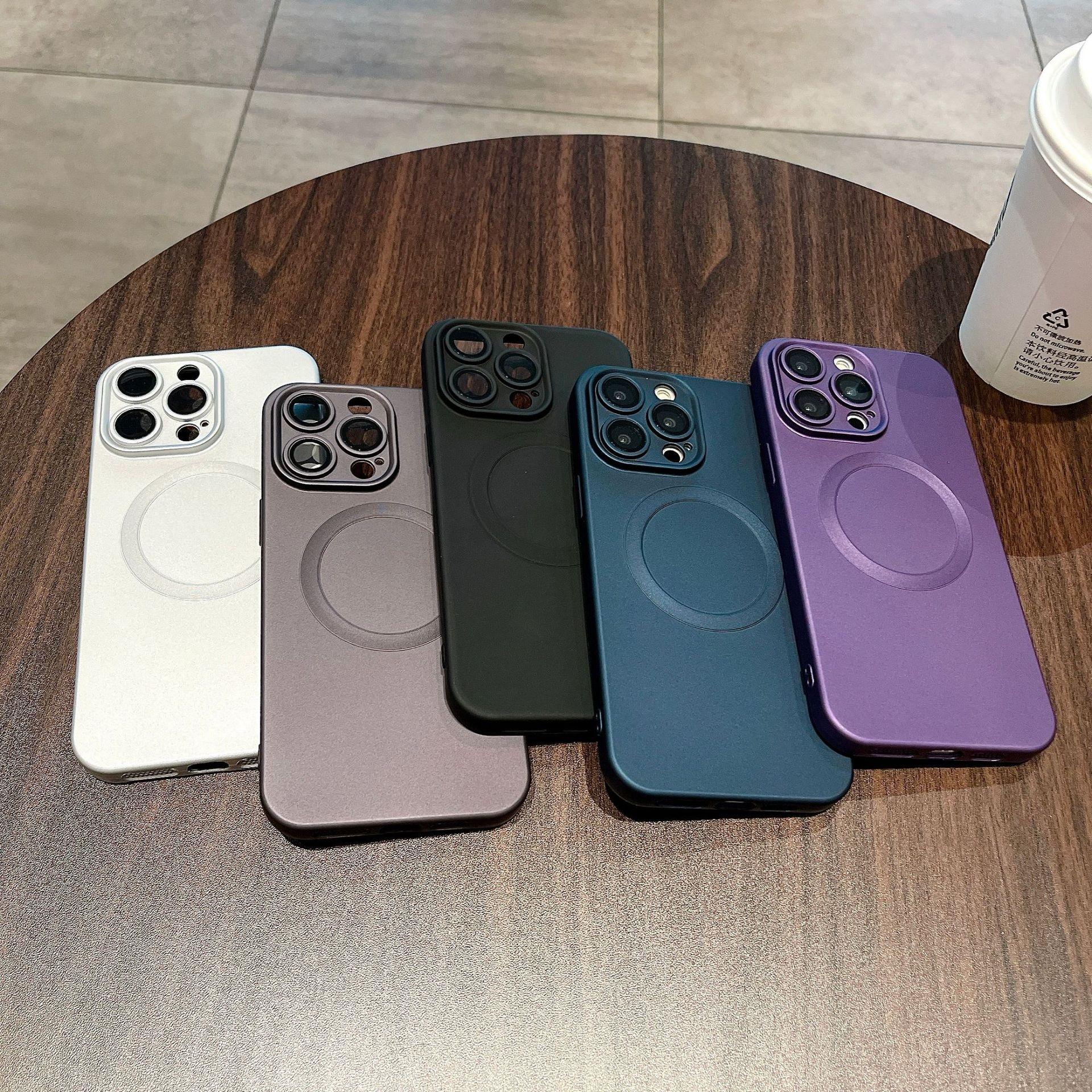 Suitable for IPhone16 Metal Paint Magnetic Phone Case, Apple 15proMax Anti-drop Full Cover 13 Protective Case Apple 11 сірий колір
Suitable for IPhone16 Metal Paint Magnetic Phone Case, Apple 15proMax Anti-drop Full Cover 13 Protective Case Apple 11 сірий колір