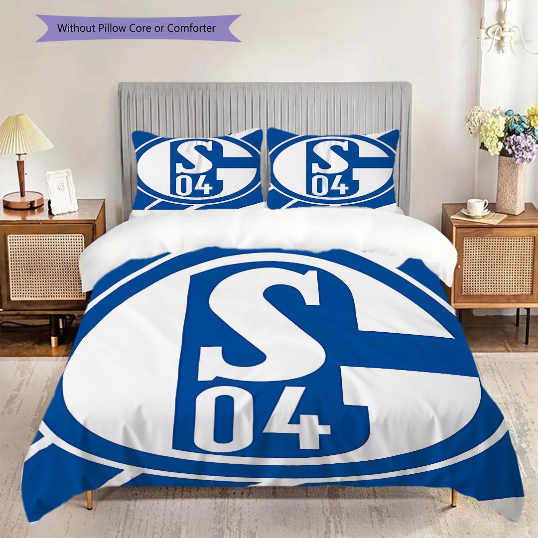 FC Schalke 04 Pattern Bedding Quilt Set Quilt Cover Pillowcase Home Decoration Birthday Gift (1 * duvet cover + 2 * pillowcase, without core) 200x200cm
FC Schalke 04 Pattern Bedding Quilt Set Quilt Cover Pillowcase Home Decoration Birthday Gift (1 * duvet cover + 2 * pillowcase, without core) 200x200cm