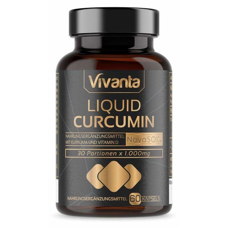 Vivanta Nutrition Liquid Curcumin (Turmeric) 60 Capsules
Vivanta Nutrition Liquid Curcumin (Turmeric) 60 Capsules