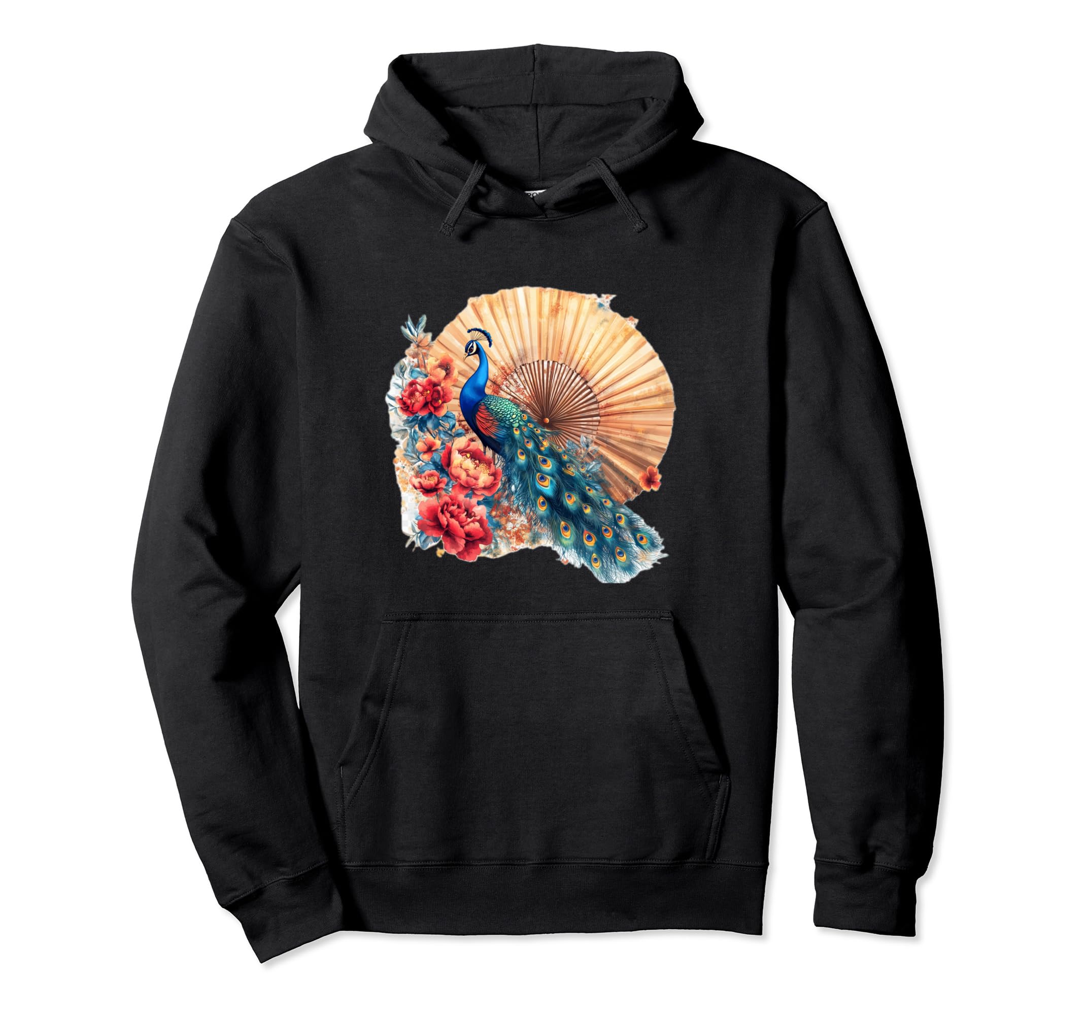Peacock Chinese Japanese Oriental Fan Hoodie Flower-like чёрный
Peacock Chinese Japanese Oriental Fan Hoodie Flower-like чёрный