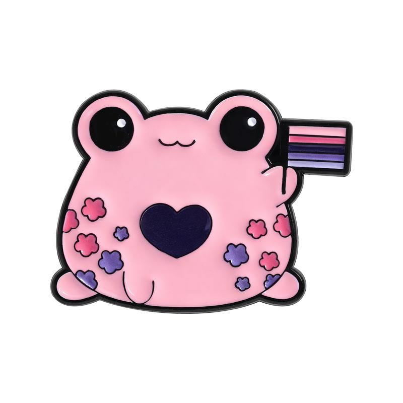 Omnisexual Pride Frogs Enamel Pins UV Printing Brooches Lapel Badges Cartoon Froggy LGBT Jewelry Gift for Lovers Friends
Omnisexual Pride Frogs Enamel Pins UV Printing Brooches Lapel Badges Cartoon Froggy LGBT Jewelry Gift for Lovers Friends