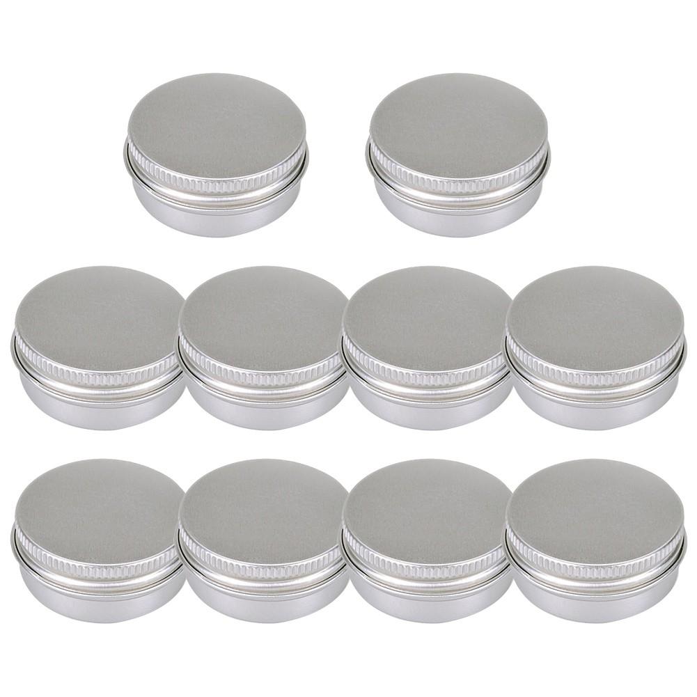 Premium Silver Aluminum Cosmetic Containers for Travel-Size Balms and Homemade 10ml
Premium Silver Aluminum Cosmetic Containers for Travel-Size Balms and Homemade 10ml