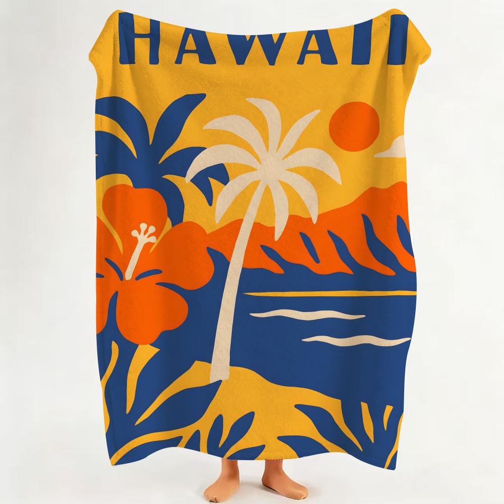 Travel H Hawaii Throw Flannel Throw Blanket Suitable for Sofa Living Room Bedroom 75cmx90cm
Travel H Hawaii Throw Flannel Throw Blanket Suitable for Sofa Living Room Bedroom 75cmx90cm