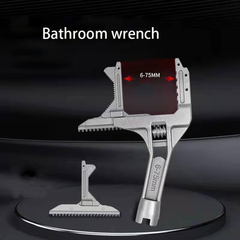 Sanitary Bathroom Wrench Tool Short Handle Large Opening Multifunctional Activity for Bathroom Faucet Plumbing Wrench
Sanitary Bathroom Wrench Tool Short Handle Large Opening Multifunctional Activity for Bathroom Faucet Plumbing Wrench