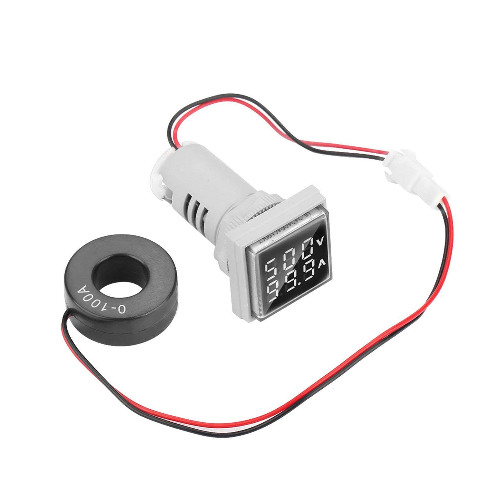 LED Digital Display AC Voltage Current Meter Indicator 22mm 0100A Meter Indicator (white)
LED Digital Display AC Voltage Current Meter Indicator 22mm 0100A Meter Indicator (white)