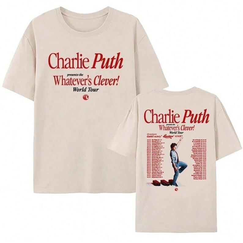Summer Fashion Charlie Puth World Tour Shirt 2026, Charlie Puth Concert Tee, Whatever’s Clever Tour T-shirt, Front Back Print Unisex Music Fan Gift XXL
Summer Fashion Charlie Puth World Tour Shirt 2026, Charlie Puth Concert Tee, Whatever’s Clever Tour T-shirt, Front Back Print Unisex Music Fan Gift XXL