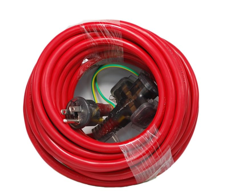 MacCho Soft Extension Cord Red 10m 3P Olepin Plug Type 3 Outlets Protective MEC-103-R Color (With Cap) червоний
MacCho Soft Extension Cord Red 10m 3P Olepin Plug Type 3 Outlets Protective MEC-103-R Color (With Cap) червоний