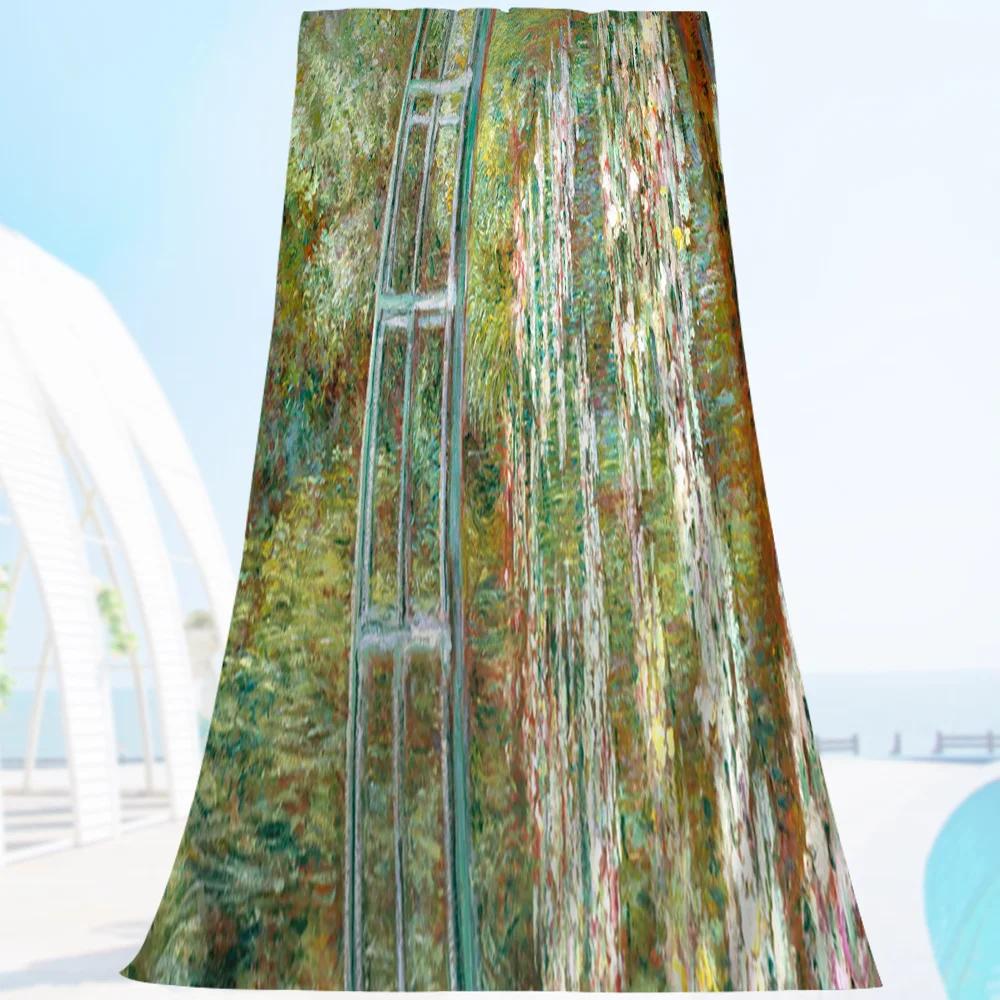 Monet Artwork Canvas Painting Anime Beach Swimming Towel Soft Absorbent Washcloth Children s Gifts For Kids Travel Camping Gym W30*H60(CM)
Monet Artwork Canvas Painting Anime Beach Swimming Towel Soft Absorbent Washcloth Children s Gifts For Kids Travel Camping Gym W30*H60(CM)
