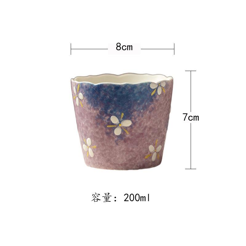 200ml Hand-painted Purple Flower Teacup Elegant Tea Bowl Cute Cup Tea-tasting Smelling Cup Chazhan Master Cups Chinese Tea Set As Your Choose
200ml Hand-painted Purple Flower Teacup Elegant Tea Bowl Cute Cup Tea-tasting Smelling Cup Chazhan Master Cups Chinese Tea Set As Your Choose