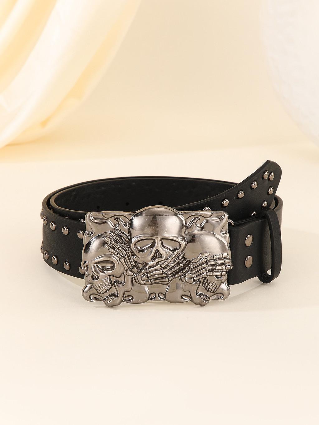 Street Style Skeleton Metal Buckle Decoration Rivet Design Men Wide Waistband For Hip Hop Style чёрный
Street Style Skeleton Metal Buckle Decoration Rivet Design Men Wide Waistband For Hip Hop Style чёрный