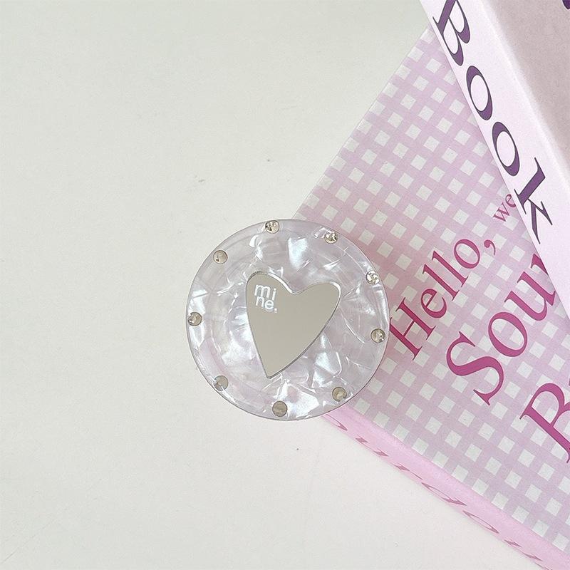 Little Fresh Girl Heart Mirror Mobile Phone Airbag Bracket Round Ring Desktop Support Suitable For Magsafe Magnetic Attraction
Little Fresh Girl Heart Mirror Mobile Phone Airbag Bracket Round Ring Desktop Support Suitable For Magsafe Magnetic Attraction
