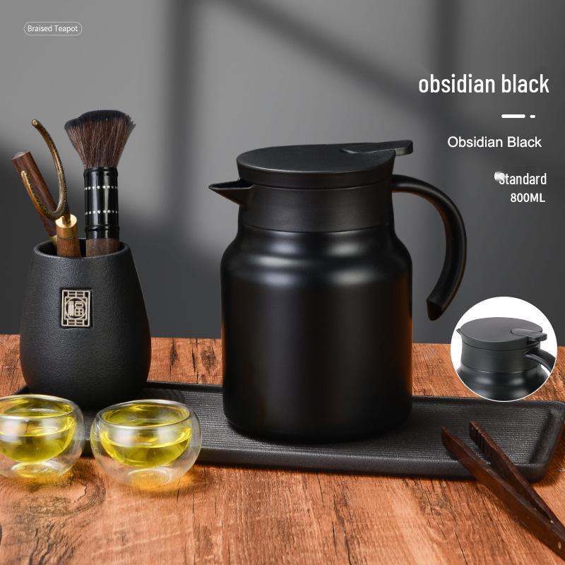 316 Stainless Steel Stewing Teapot with Heat Preservation and Large Capacity for Slow Brew and Tea-Water Separation 800ml
316 Stainless Steel Stewing Teapot with Heat Preservation and Large Capacity for Slow Brew and Tea-Water Separation 800ml