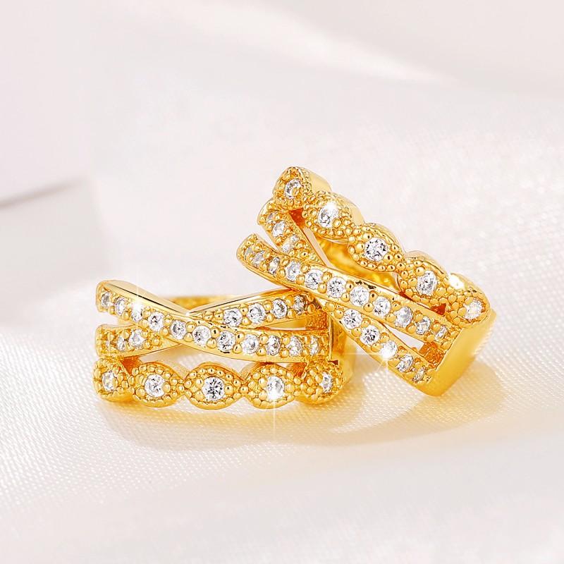 Huitan Cross-shaped Cubic Zirconia Hoop Earrings for Women Luxury Trendy Gold Color Ear Accessories Daily Wedding New Zircon
Huitan Cross-shaped Cubic Zirconia Hoop Earrings for Women Luxury Trendy Gold Color Ear Accessories Daily Wedding New Zircon