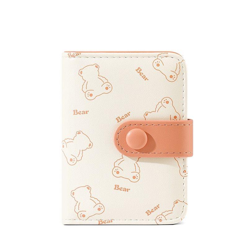 1pcs Multi slot compact mini card bag with cute little bear print for female students, card holder
1pcs Multi slot compact mini card bag with cute little bear print for female students, card holder