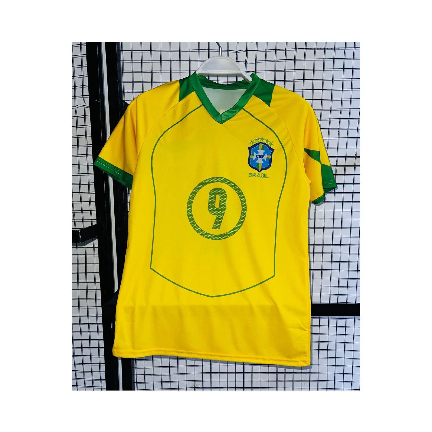 Brazil Ronaldo Nazario Retro Jersey Breathable Polyester Fabric Astroturf Jersey S синий белл
Brazil Ronaldo Nazario Retro Jersey Breathable Polyester Fabric Astroturf Jersey S синий белл