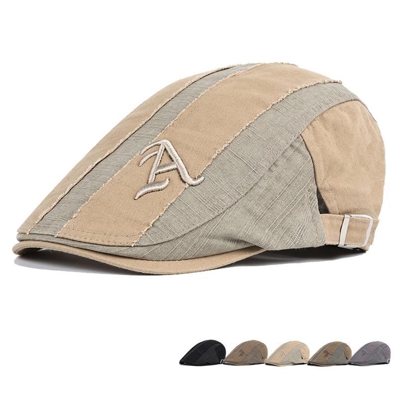 New Men Beret Fashion Embroidery Flat Cap Summer Visor For Male Fashion Vintage Cotton Casual Berets Adjustable
New Men Beret Fashion Embroidery Flat Cap Summer Visor For Male Fashion Vintage Cotton Casual Berets Adjustable