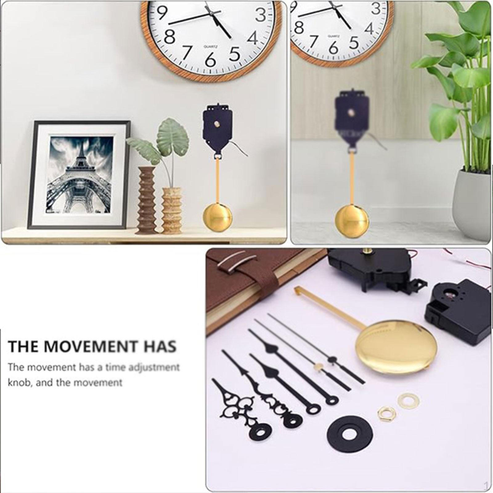 Pendulum Clock Movement DIY Kit Professional High Performance Easy Installation Accessory
Pendulum Clock Movement DIY Kit Professional High Performance Easy Installation Accessory
