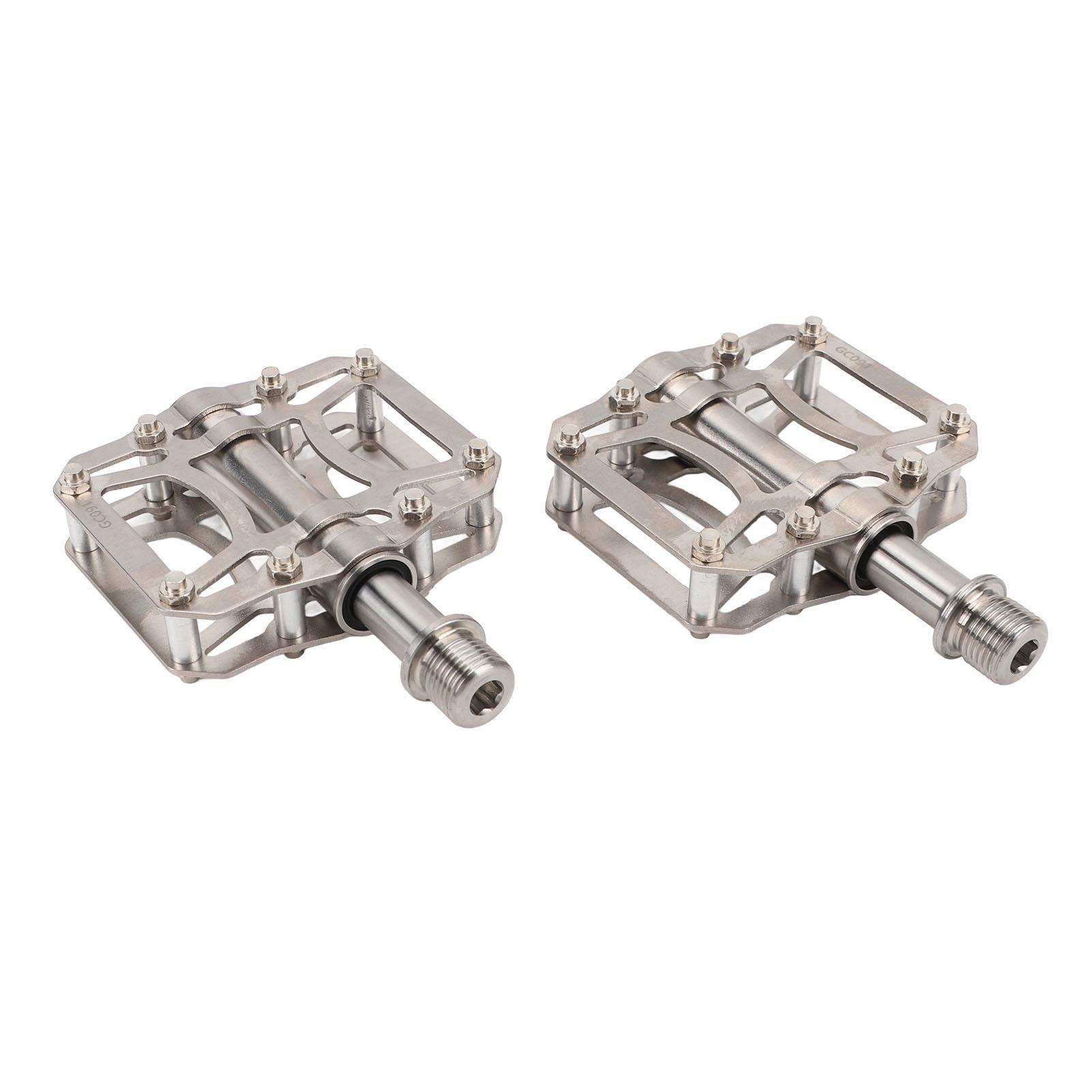 2PCS Folding Bike Pedals Ti Alloy Non Slip 3 Sealed Bearing Bike Pedal Replacement for Mountain Road Bicycles
2PCS Folding Bike Pedals Ti Alloy Non Slip 3 Sealed Bearing Bike Pedal Replacement for Mountain Road Bicycles