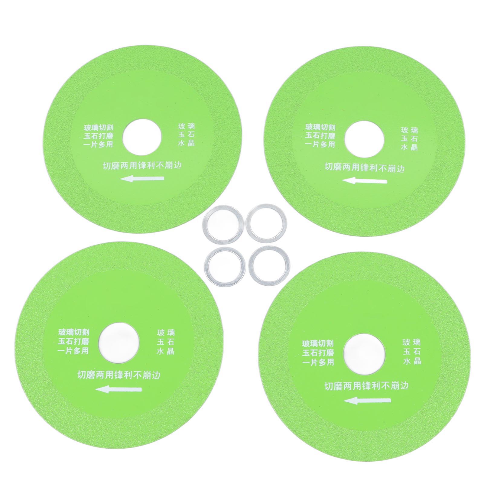 4 Pieces Glass Cutting Discs Thin Saw Blade Wheel for Ceramic Jadestone Wine Bottle 10cm Diameter
4 Pieces Glass Cutting Discs Thin Saw Blade Wheel for Ceramic Jadestone Wine Bottle 10cm Diameter