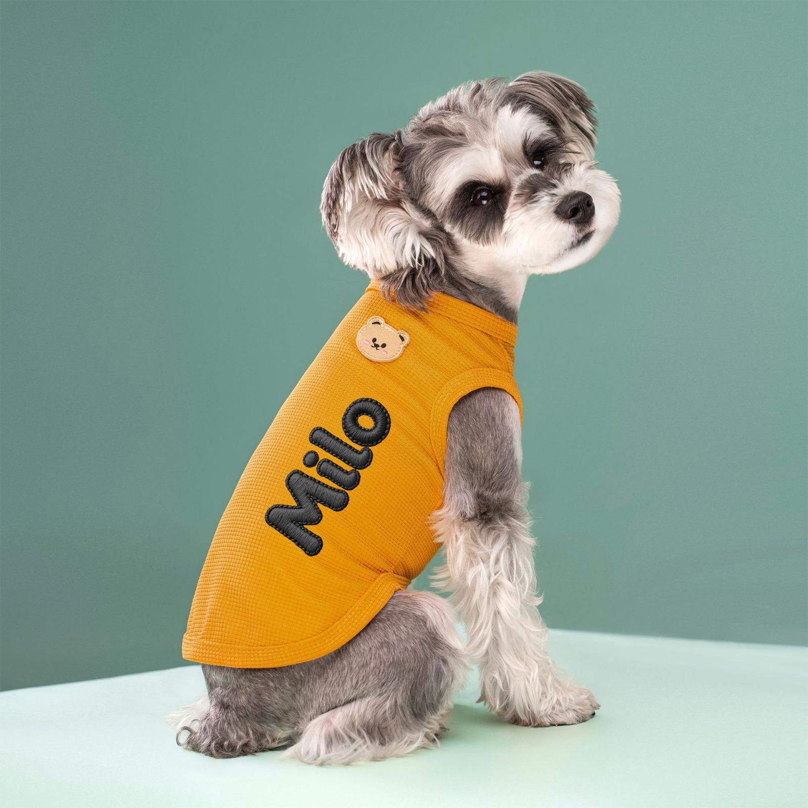 Custom Embroidered Name Summer Breathable Waffles Pet Vest For Small And Medium-sized Dogs XL
Custom Embroidered Name Summer Breathable Waffles Pet Vest For Small And Medium-sized Dogs XL