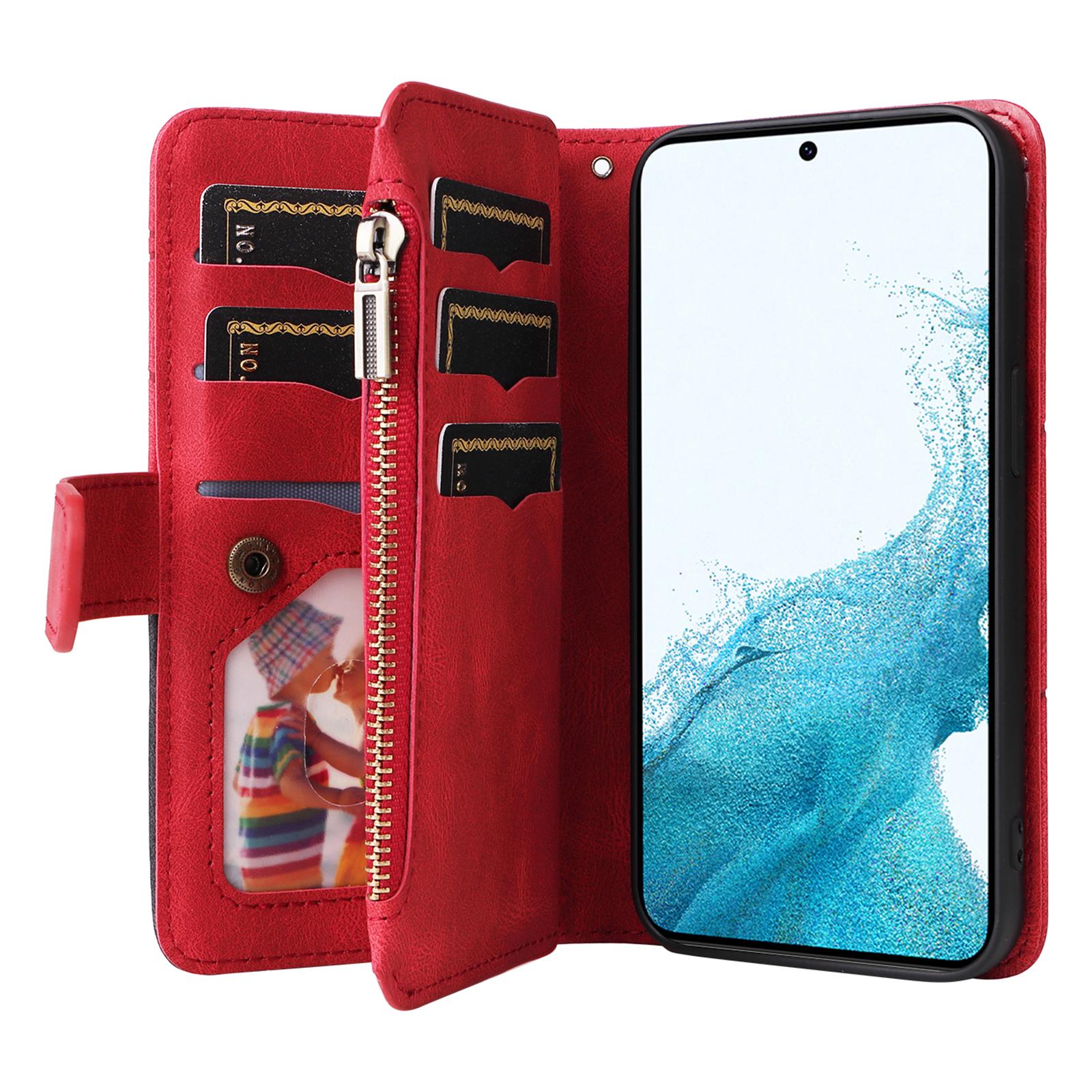 For Samsung Galaxy S23 Leather Case with Strap Zipper 9 Card Slot Phone Cover Stand Blue
For Samsung Galaxy S23 Leather Case with Strap Zipper 9 Card Slot Phone Cover Stand Blue