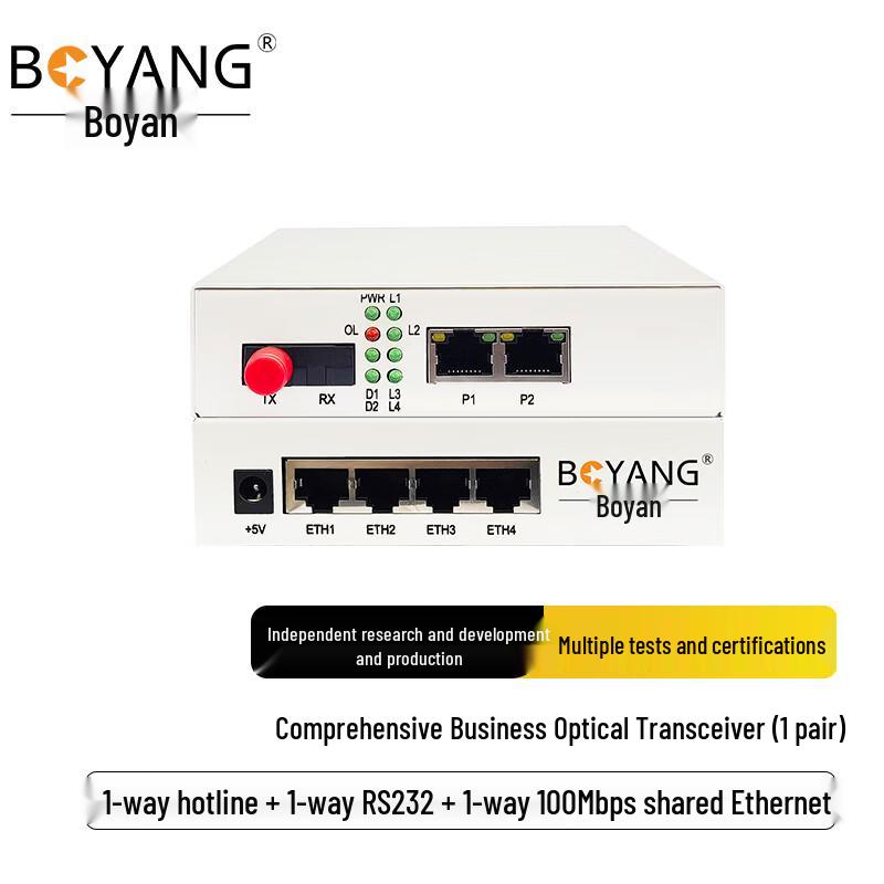 BOYANG Integrated Services Fiber Optic Multiplexer
BOYANG Integrated Services Fiber Optic Multiplexer