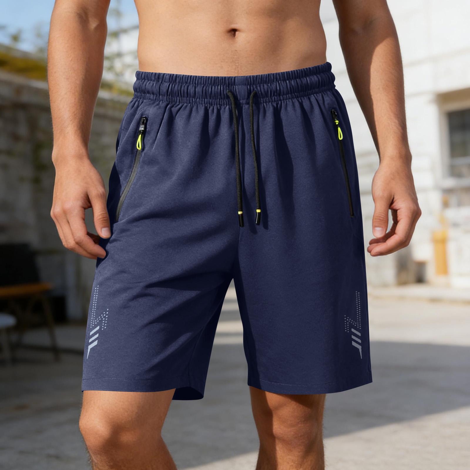 Men s Summer Quick Dry Shorts with Zipper Pockets Lightweight Athletic Gym Running Workout Shorts for Outdoor Activities and Casual Wear XL Темно-синій
Men s Summer Quick Dry Shorts with Zipper Pockets Lightweight Athletic Gym Running Workout Shorts for Outdoor Activities and Casual Wear XL Темно-синій