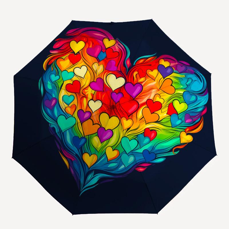 1pc Love Heart Automatic Folding Umbrella - Compact 8-Rib Design, Durable Plastic & Iron, Lightweight for Outdoor Daily Use190
1pc Love Heart Automatic Folding Umbrella - Compact 8-Rib Design, Durable Plastic & Iron, Lightweight for Outdoor Daily Use190