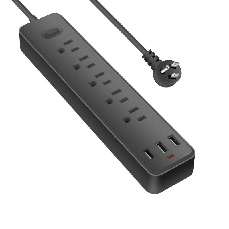 Multiple Electrical Outlet 5 Ungrounded Receptacles And 3 USB rectifiers Black Or White ABS Construction чорний
Multiple Electrical Outlet 5 Ungrounded Receptacles And 3 USB rectifiers Black Or White ABS Construction чорний