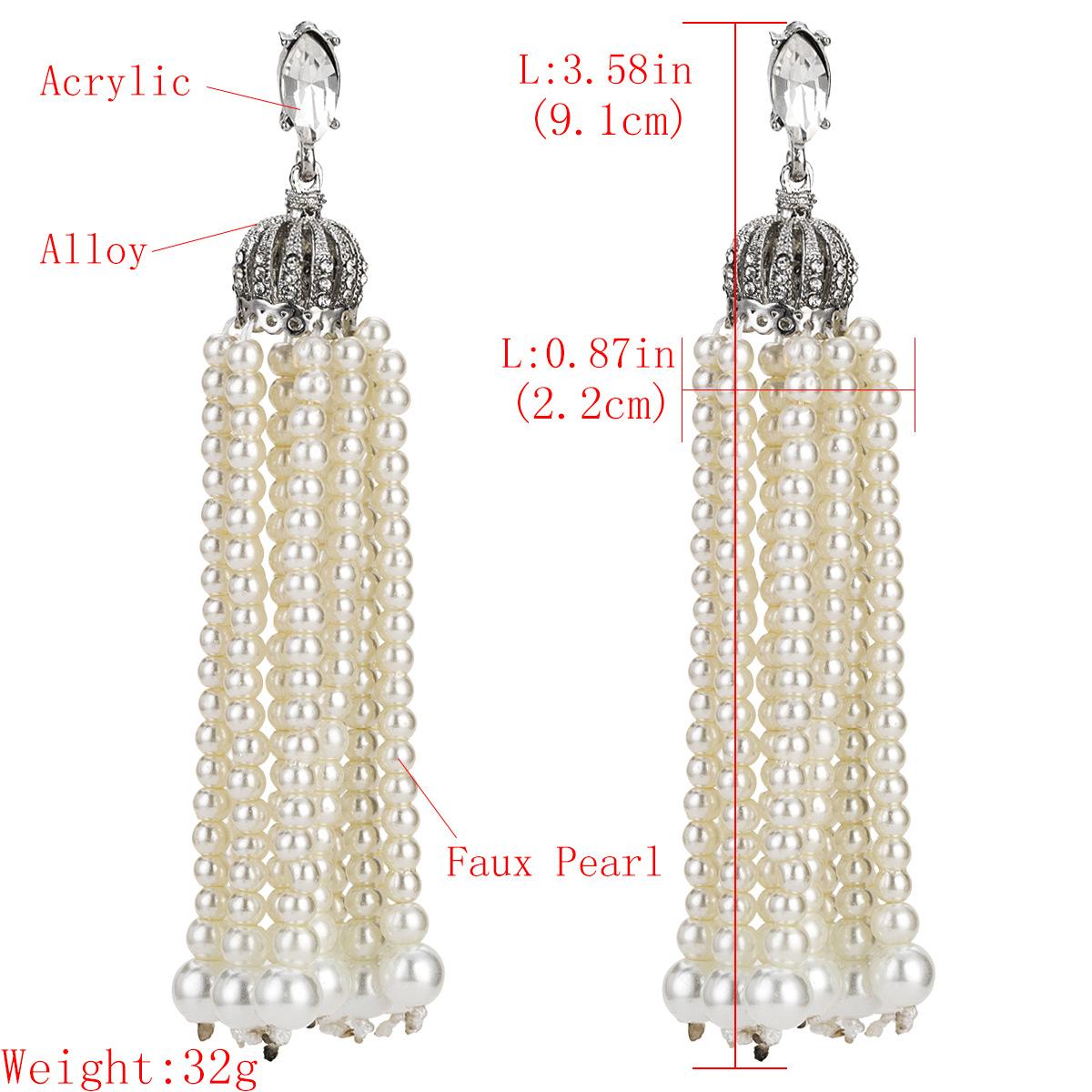 Женские преувеличенные модные темпераментные многослойные серьги с кисточками, серьги с имитацией жемчужной короны и инкрустацией
Женские преувеличенные модные темпераментные многослойные серьги с кисточками, серьги с имитацией жемчужной короны и инкрустацией