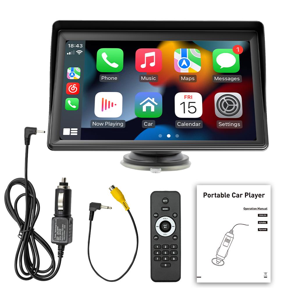 BQCC 7-дюймовый автомобильный смарт-плеер с Bluetooth-подключением, FM-передатчик, беспроводной, проводной, с поддержкой CarPlay и Android Auto MP5 B600W
BQCC 7-дюймовый автомобильный смарт-плеер с Bluetooth-подключением, FM-передатчик, беспроводной, проводной, с поддержкой CarPlay и Android Auto MP5 B600W