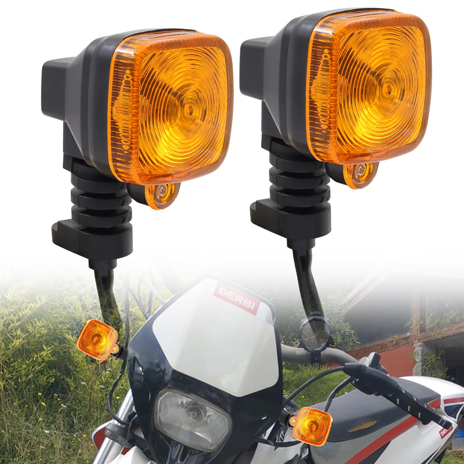 Ygmylandbb Motorcycle Turn Signals CG125 JH70 Turn Signals Motorcycle Turn Signals Square Genuine Type Classic and Vintage Style Position Lamps 12V 2
Ygmylandbb Motorcycle Turn Signals CG125 JH70 Turn Signals Motorcycle Turn Signals Square Genuine Type Classic and Vintage Style Position Lamps 12V 2