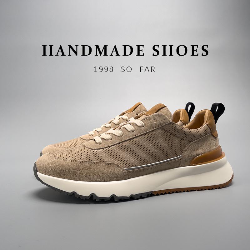 Genuine Leather Men s Casual Handmade Shoes - Breathable Cowhide Forrest Gump Style 38 (equals sneaker size 39)
Genuine Leather Men s Casual Handmade Shoes - Breathable Cowhide Forrest Gump Style 38 (equals sneaker size 39)