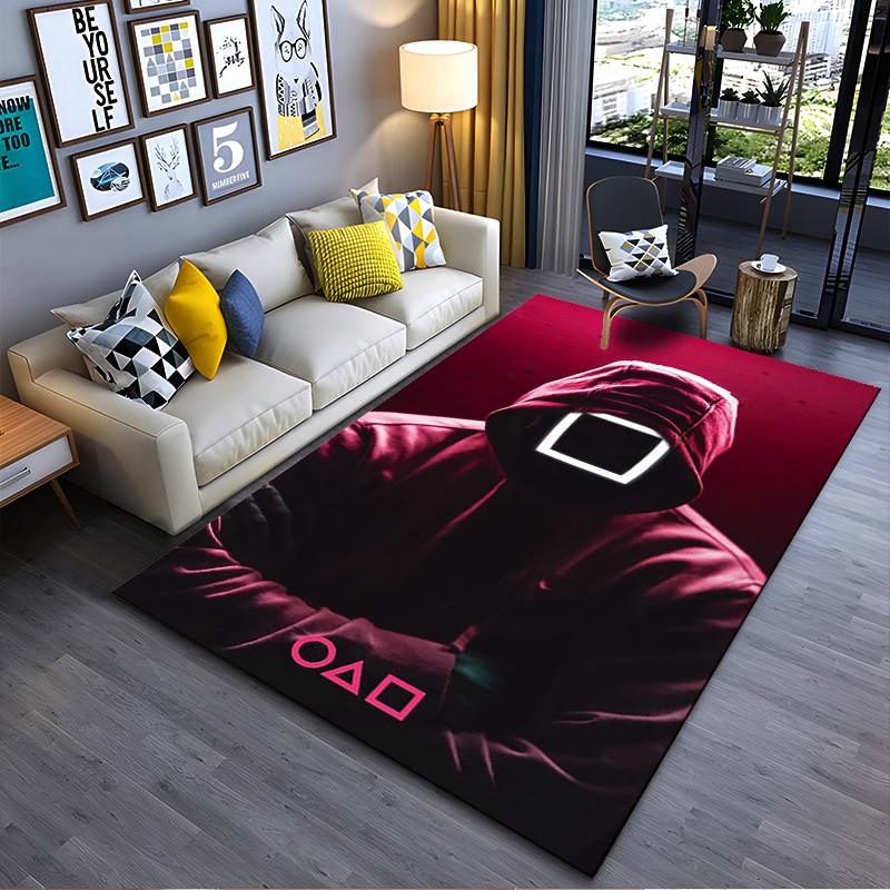 Red Hooded Figure with Geometric Symbols Modern Design Carpet Suitable for use as an anti-slip for living room bedroom sofas 40x60cm( 15x23in )
Red Hooded Figure with Geometric Symbols Modern Design Carpet Suitable for use as an anti-slip for living room bedroom sofas 40x60cm( 15x23in )